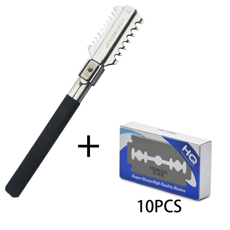 Beard Trimmer - Double-Edge Scheren Kapsel Scheermes Messen Handleiding