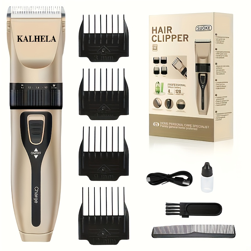 Grooming Kit - Professionele draadloze tondeuse voor mannen, oplaadbare
