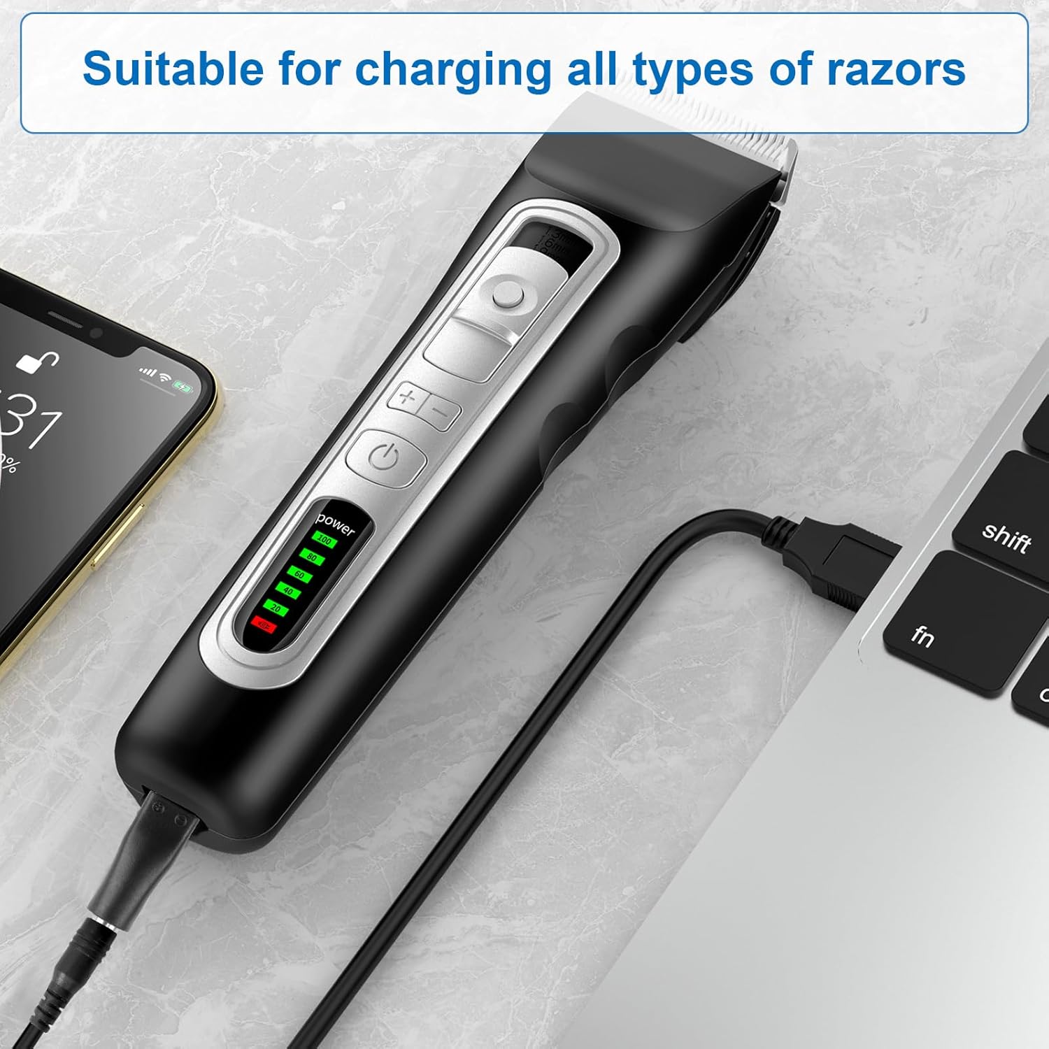8 stuks stroomkabels, 5V, verv - Beard Trimmer recensie en prijs