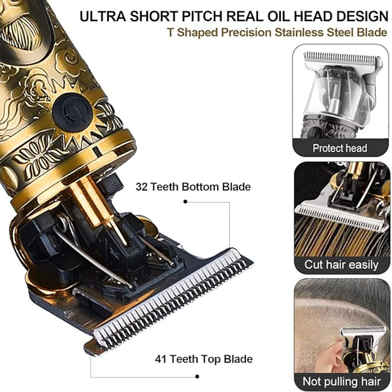 Draadloze T9 haartrimmer voor  - Electric Shaver Rotary recensie en prijs